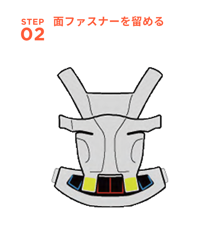 フードをフードポケットから引きだします