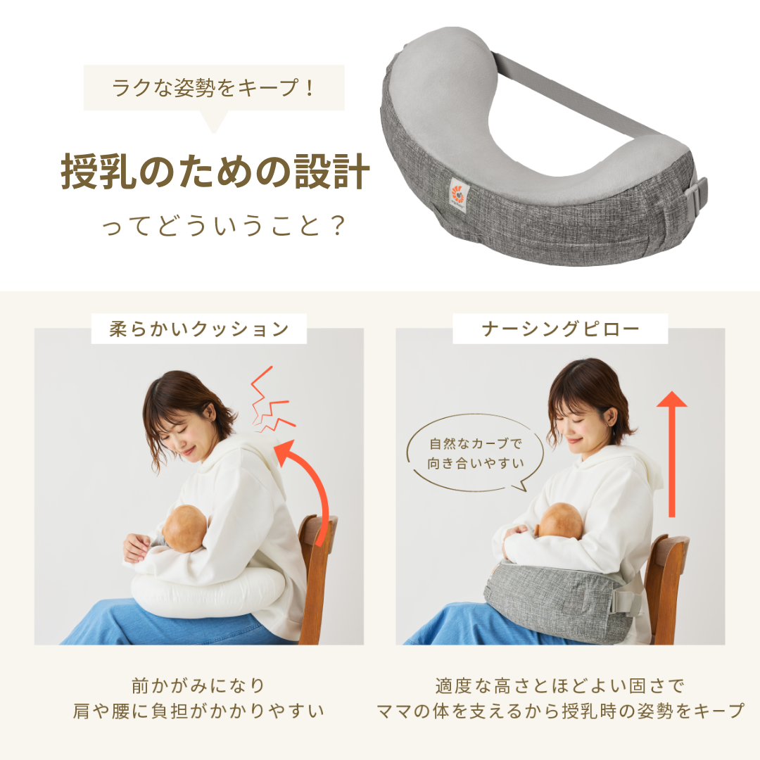 エルゴベビー授乳クッション ナチュラルカーブ・ナーシングピロー エルゴベビー授乳クッション ナチュラルカーブ・ナーシングピロー
